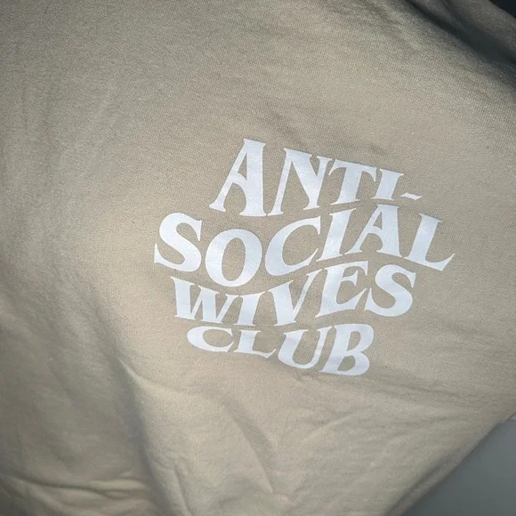 Anti social wives club womens crewneck size xl - Picture 4 of 6